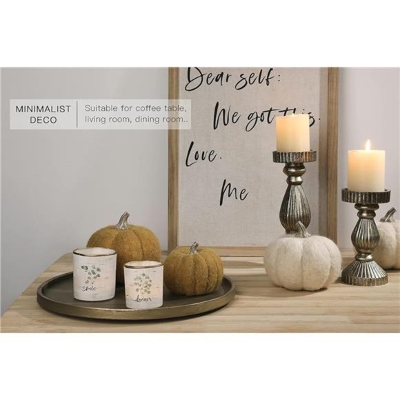 Gold Tray, Large Decorative Trays for Coffee Table, Ottoman, Farmhouse Tray - Picture 5 of 6